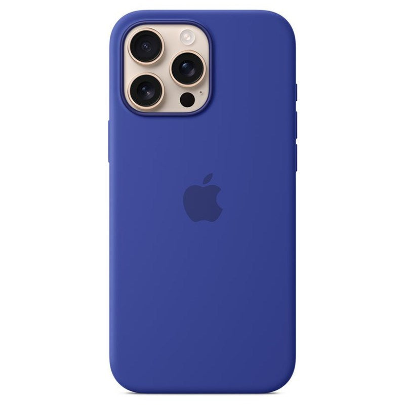 Original Apple iPhone 16 Pro Max Silikone Bagside Cover - MagSafe Kompatibel - Ultramarine (MYYY3ZM/A)