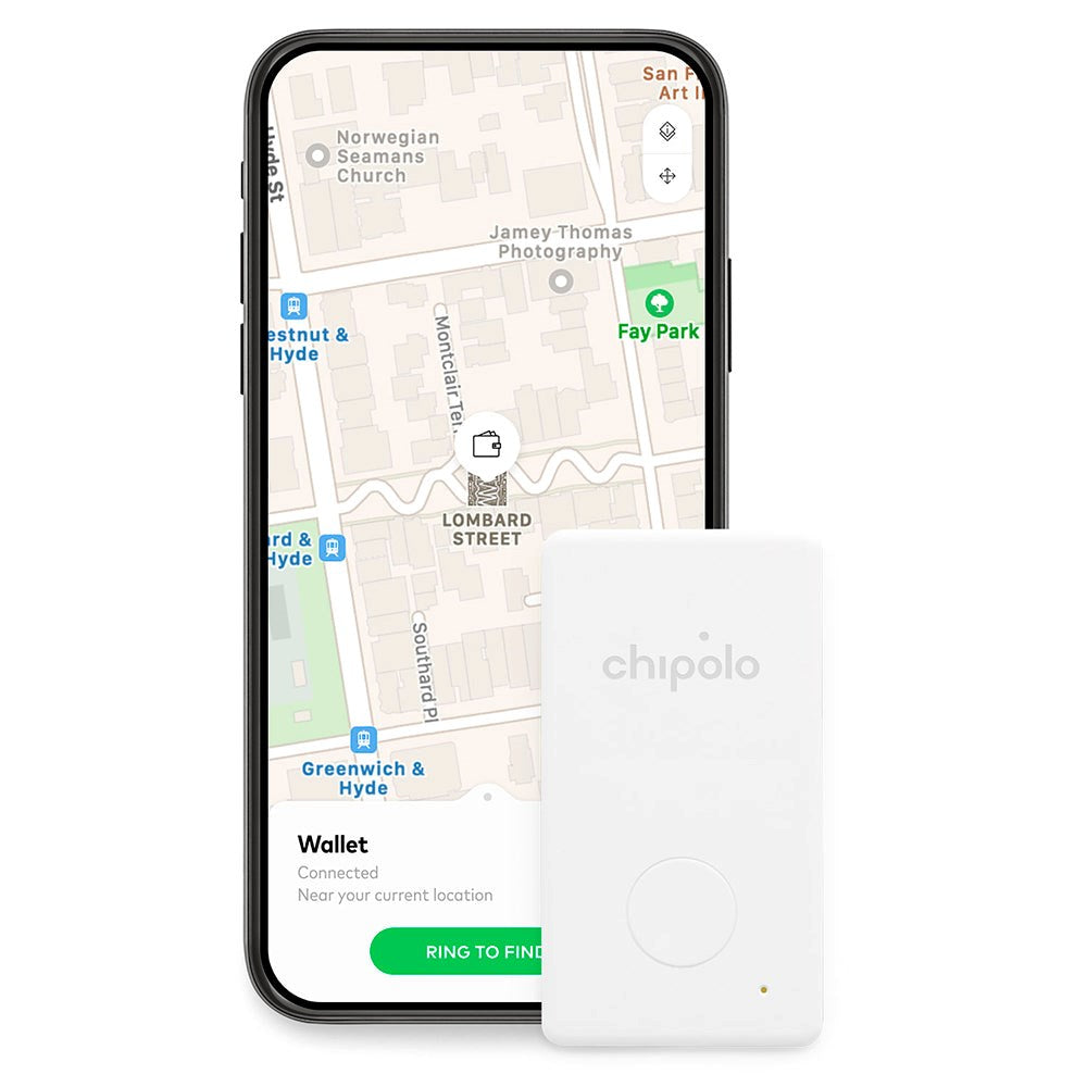 Chipolo CARD - Bluetooth GPS Tracker - 2 Pack - Hvid
