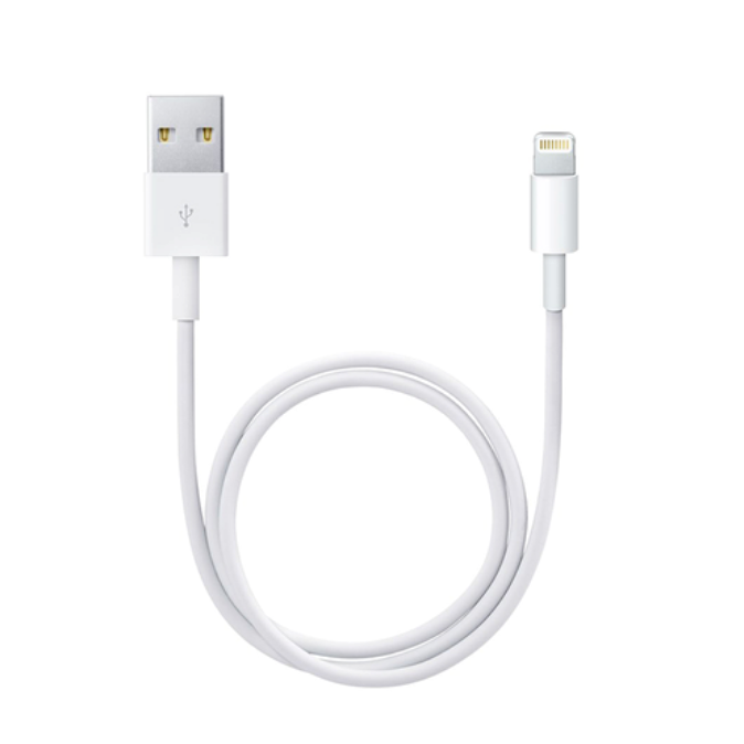 Original Apple Lightning Kabel 1 m. (MXLY2ZM/A) Hvid