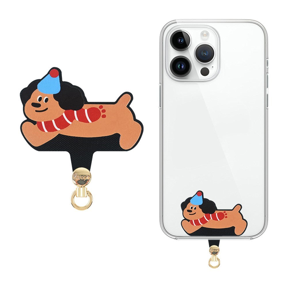 Indlægningsplade til Mobilstrop - Cartoon Design - Gravhund