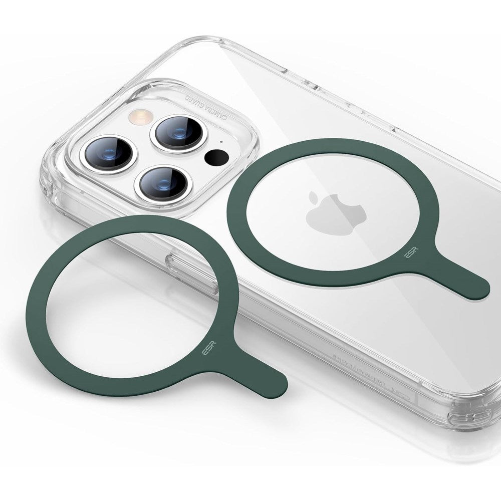 ESR Halolock Universal Magnetisk Ring - MagSafe Kompatibel - 2 Pack - Grøn
