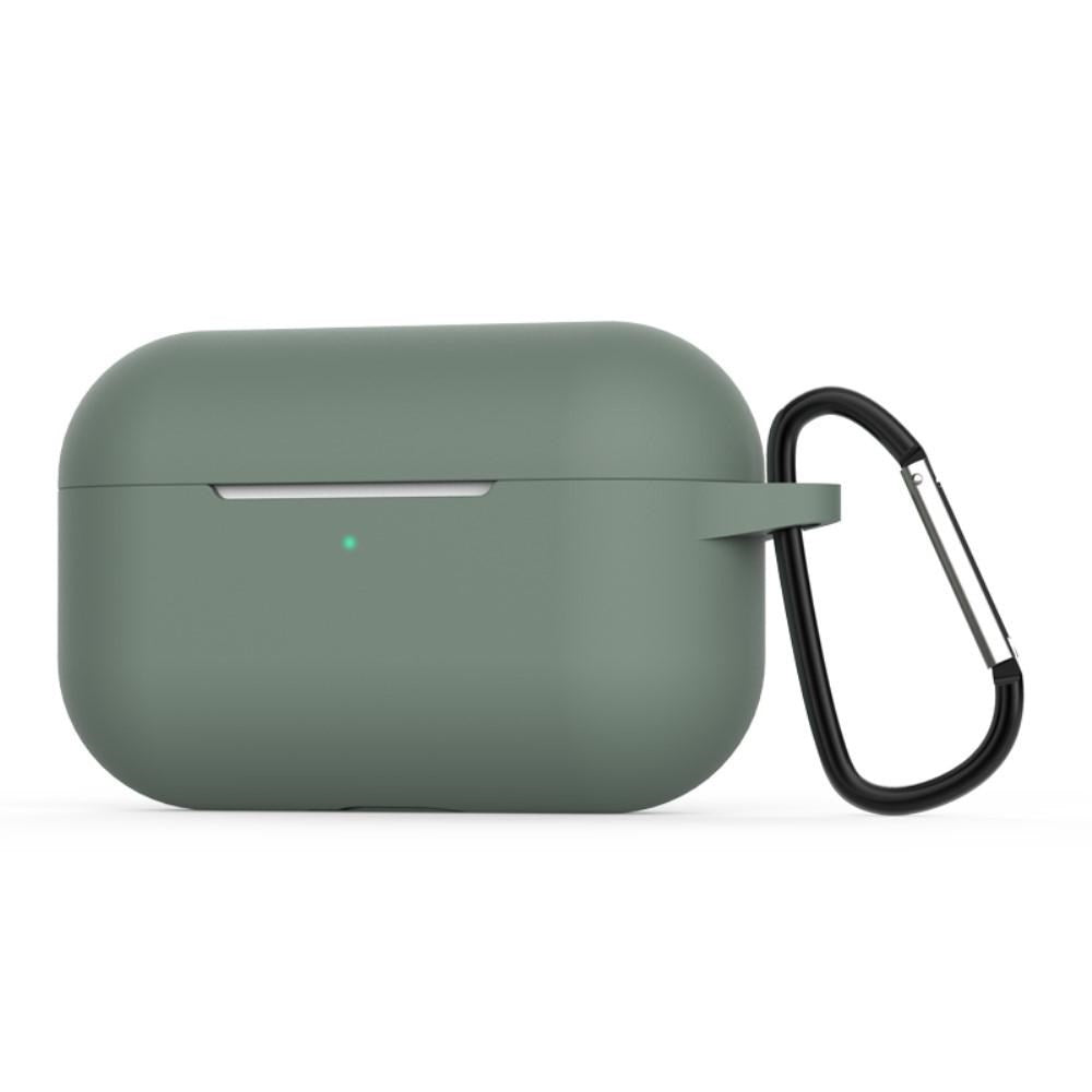 Apple Airpods Pro Charging Case Cover m. Karabinhage - Grøn