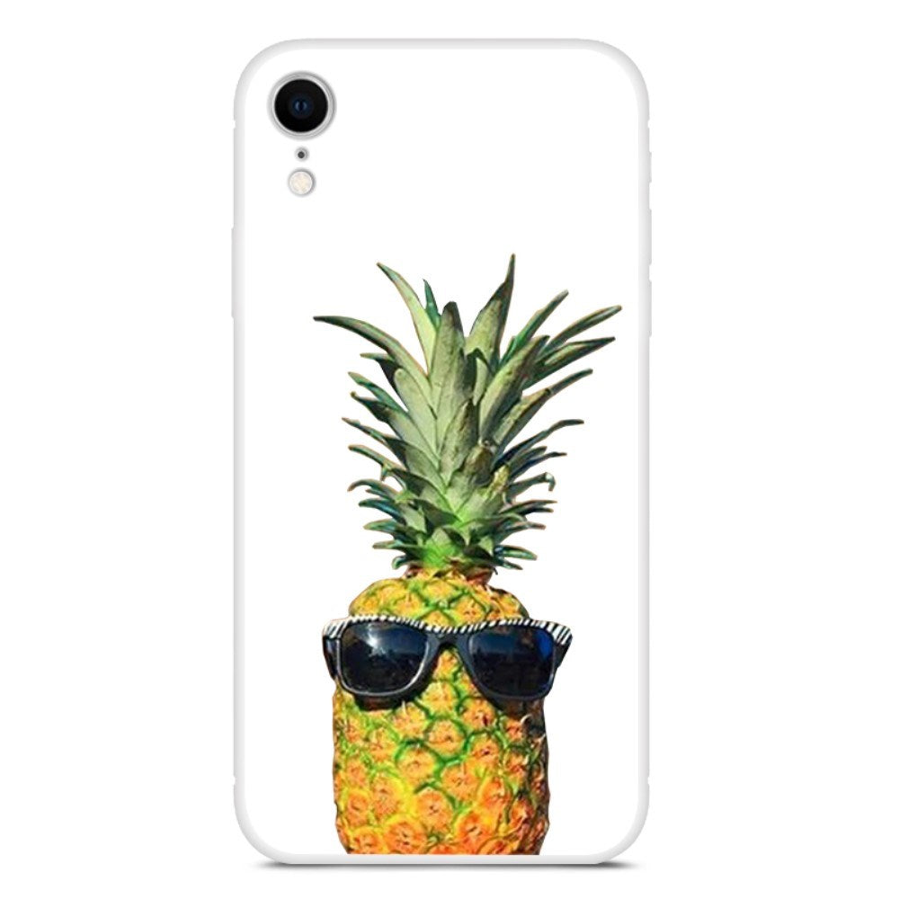 EIDERWOOD iPhone XR Fleksibel Plastik Bagside Cover m. Print - Ananas