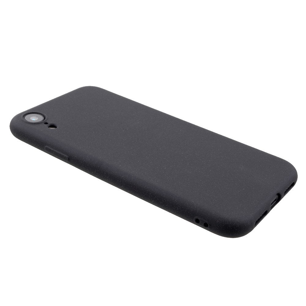 iPhone XR EIDERWOOD Mat Fleksibelt Plastik Bagside Cover - Sort