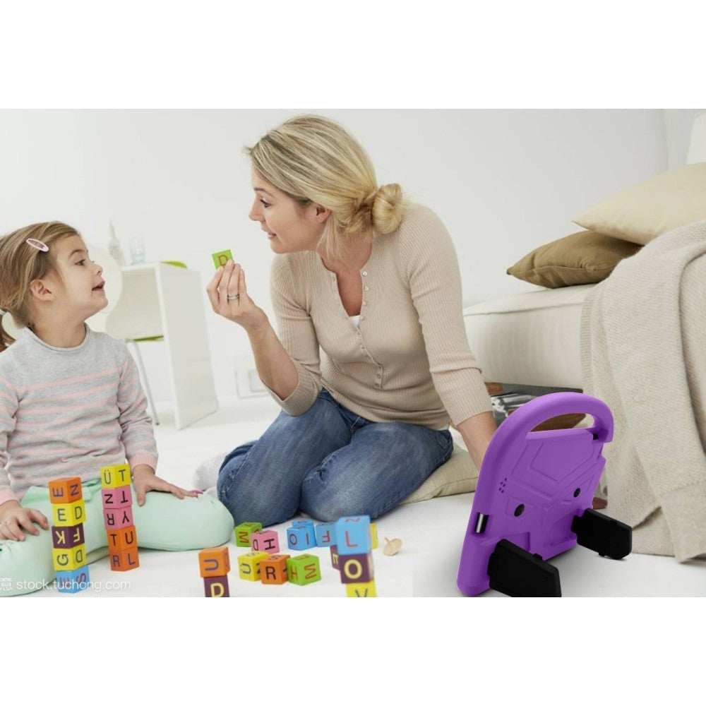 iPad 2 / iPad 3 / iPad 4 Retina Børne cover - Sparrow Kickstand - Lilla