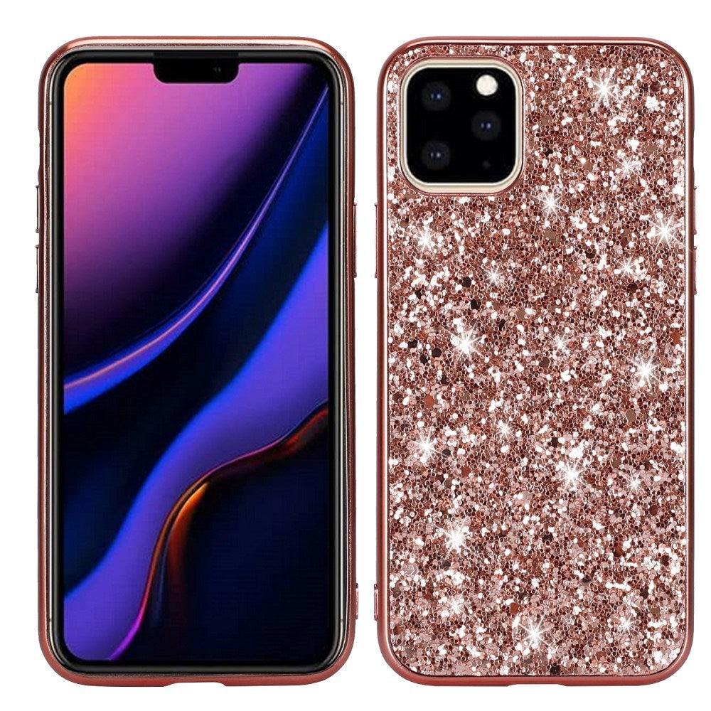 EIDERWOOD iPhone 11 Pro Max Glitter Hybrid Bagside Cover - Rose Gold