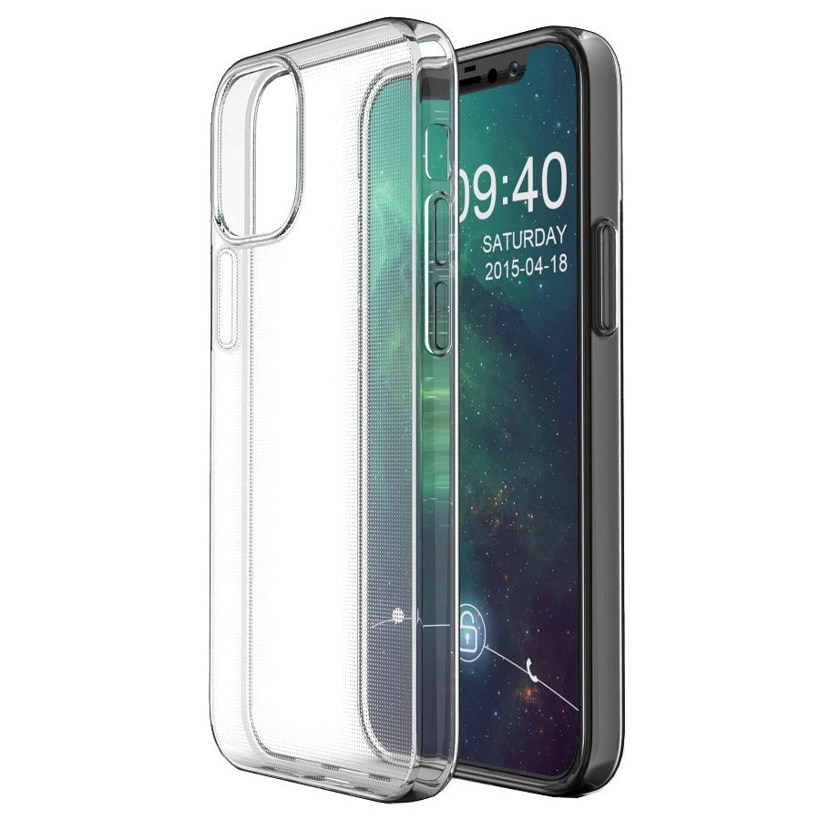 iPhone 12 Mini Fleksibelt Bagside Cover - Gennemsigtig
