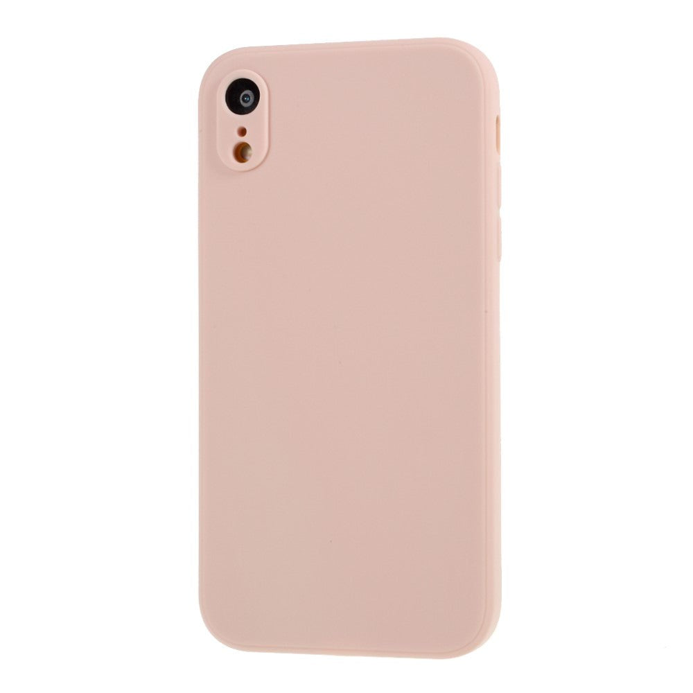 iPhone XR Silikone Bagside Cover - Lyserød