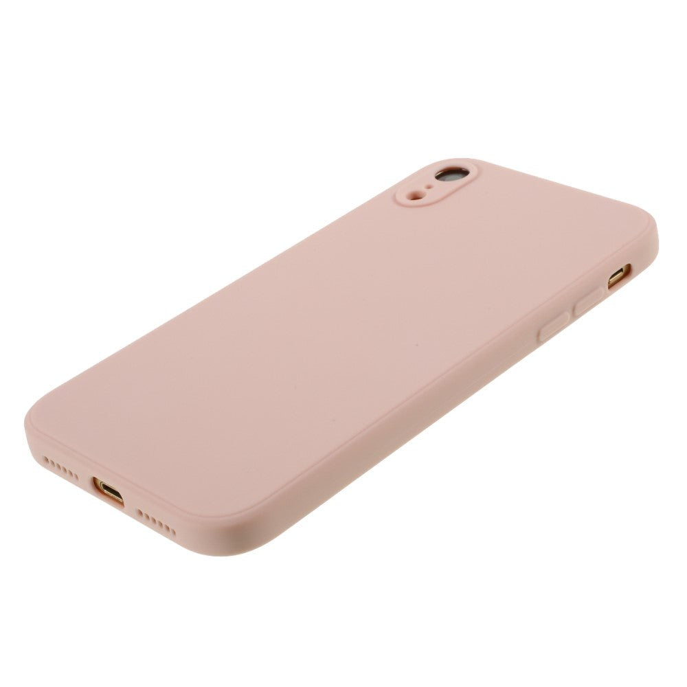 iPhone XR Silikone Bagside Cover - Lyserød