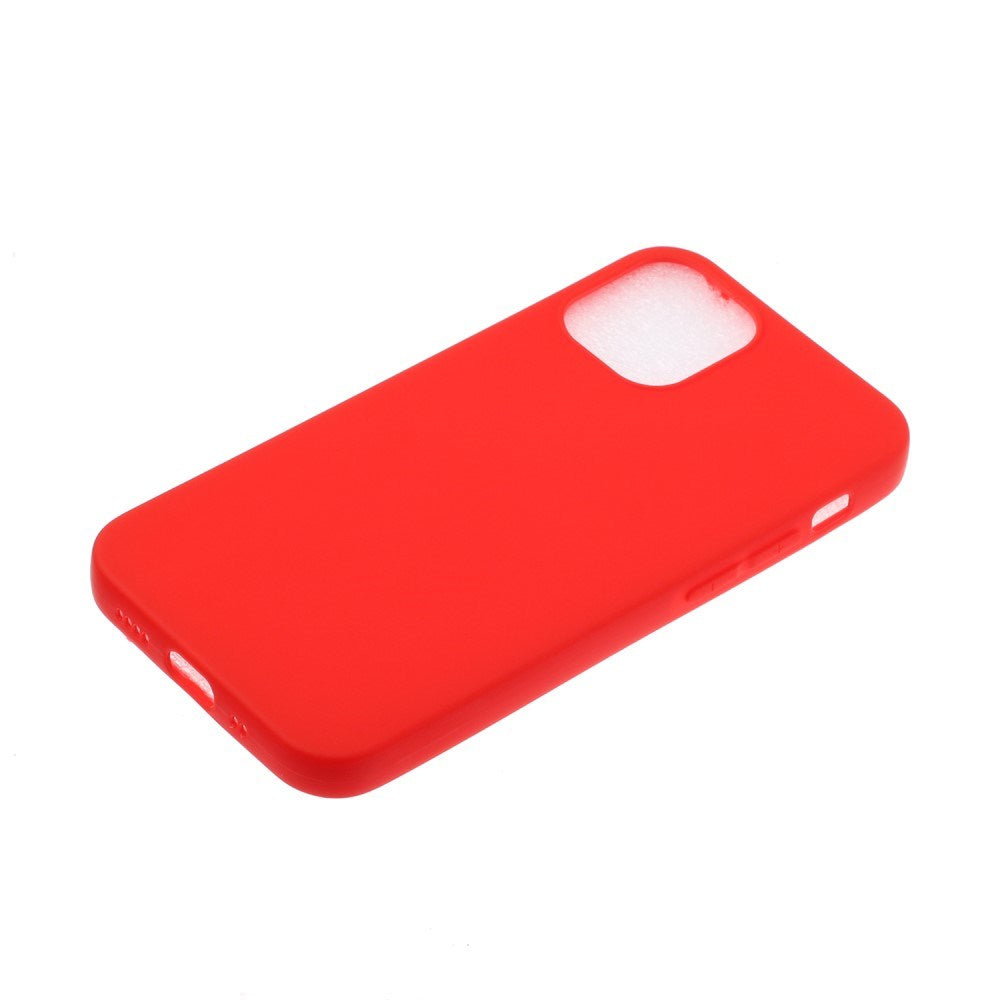 EIDERWOOD iPhone 12 Mini Mat Fleksibelt Plastik Mobil Cover - Rød