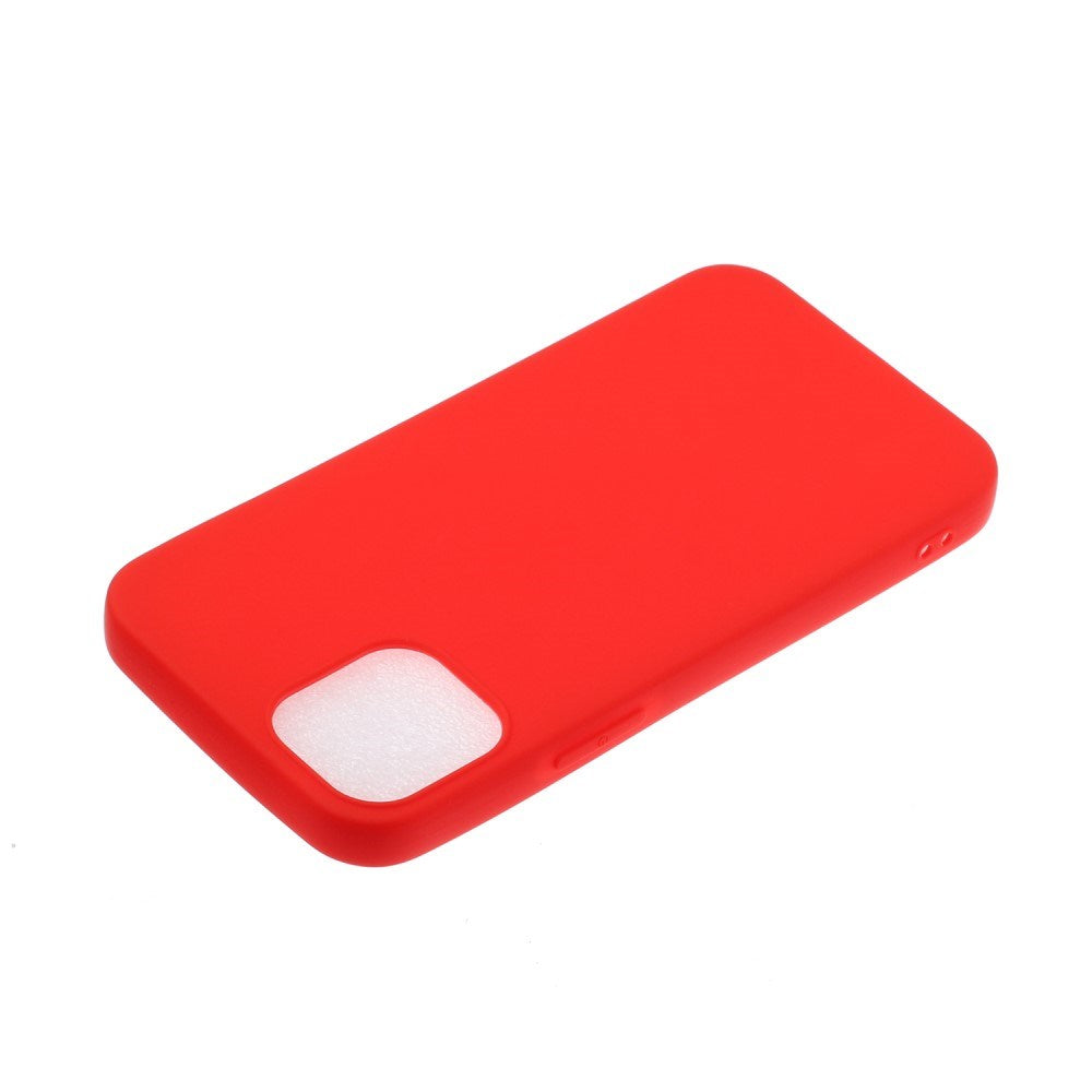 EIDERWOOD iPhone 12 Mini Mat Fleksibelt Plastik Mobil Cover - Rød