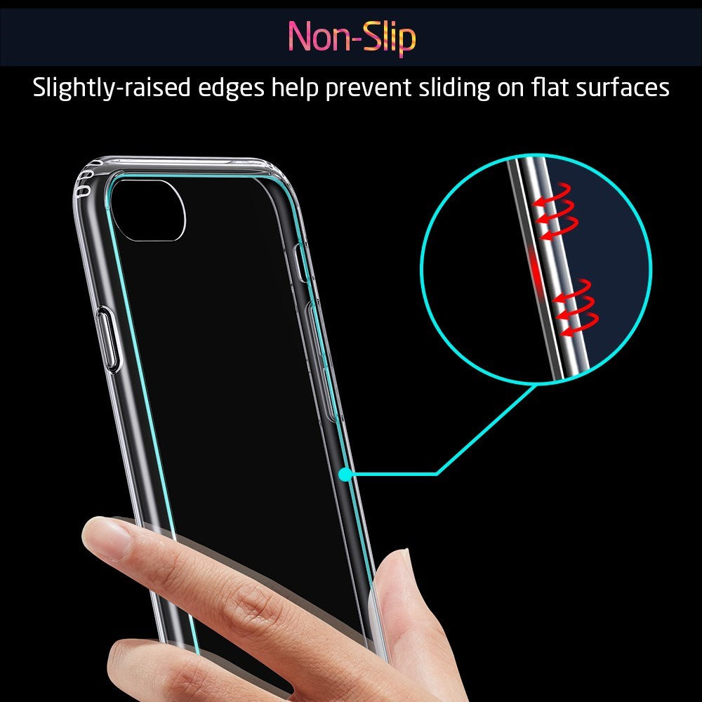 ESR iPhone SE (2022 / 2020) / 8 / 7 Fleksibelt Plastik Cover - Gennemsigtig