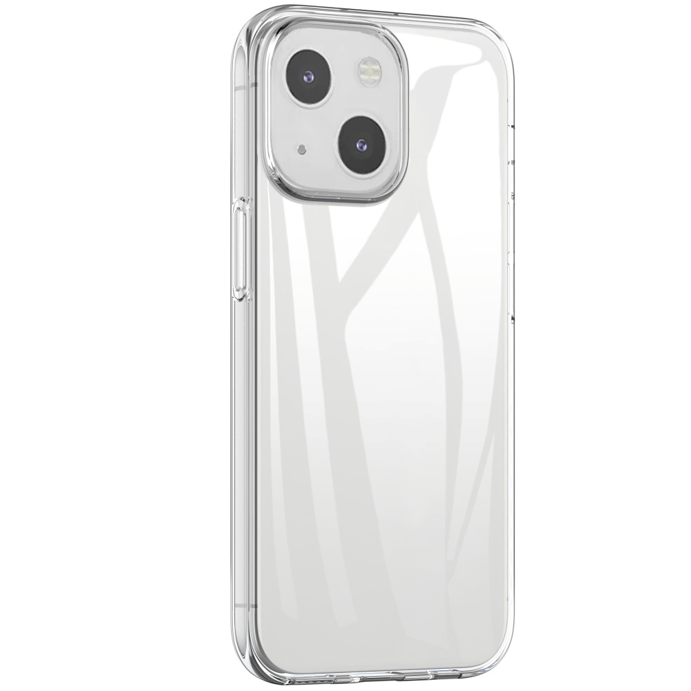 iPhone 13 Cover + Skærmbeskyttelse - Gennemsigtig