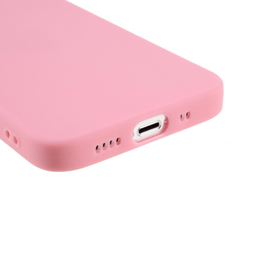 iPhone 13 Fleksibel TPU Plast Cover - Lyserød