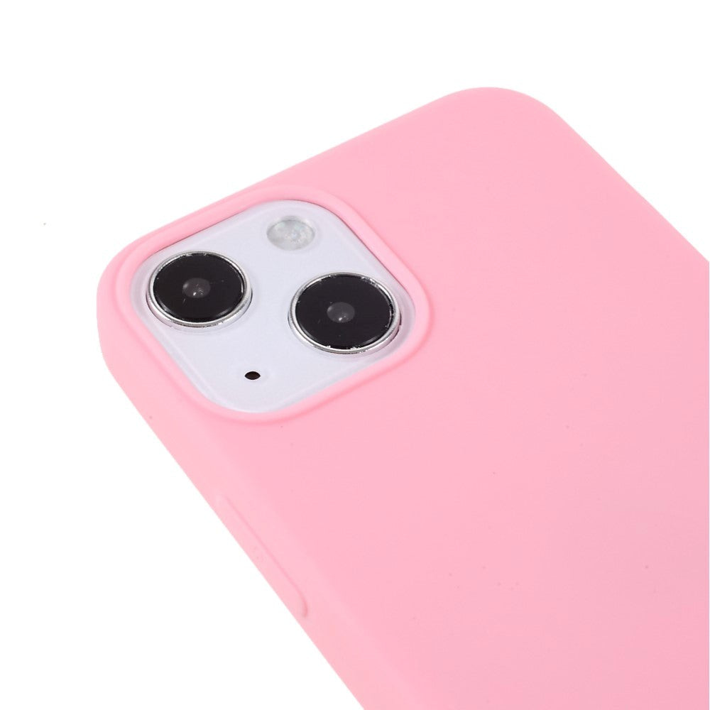iPhone 13 Fleksibel TPU Plast Cover - Lyserød