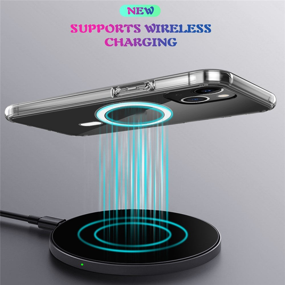 iPhone 13 EIDERWOOD Fleksibelt Plastik Cover - MagSafe Kompatibel - Gennemsigtig / Hvid