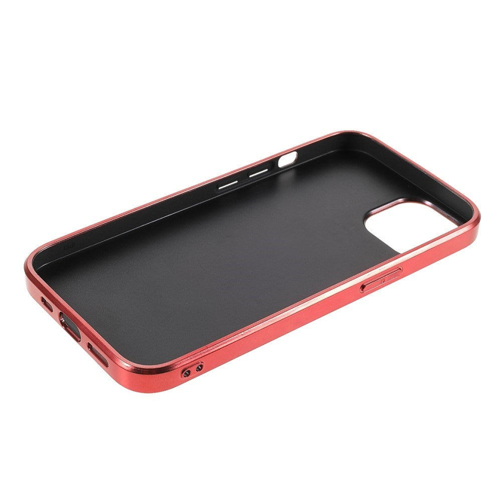 EIDERWOOD iPhone 13 Mini Glitter Hybrid Bagside Cover - Rød