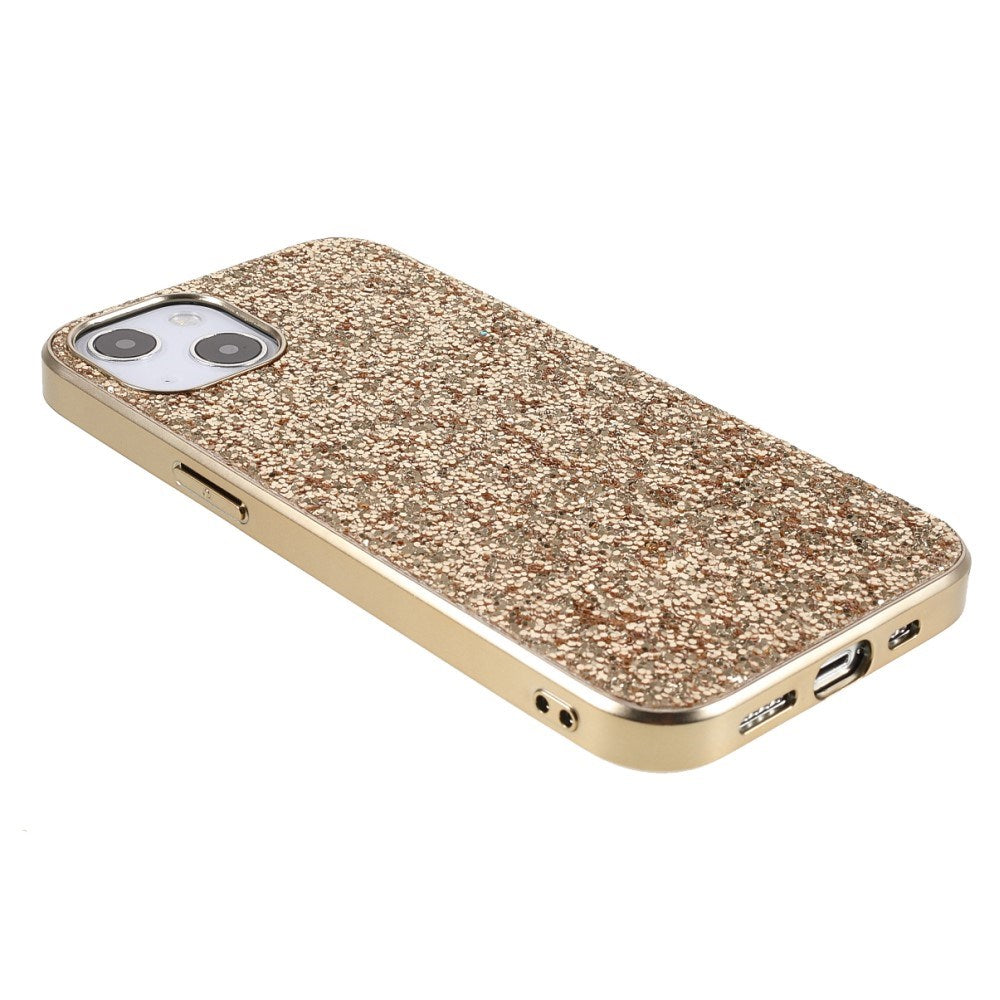EIDERWOOD iPhone 13 Mini Glitter Hybrid Bagside Cover - Guld