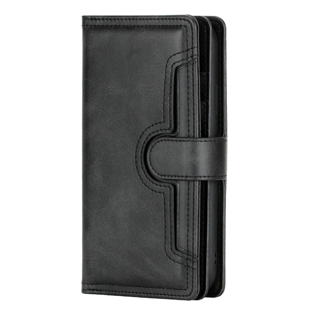 EIDERWOOD iPhone 13 Mini Cover m. Kortholder & Strop - Sort