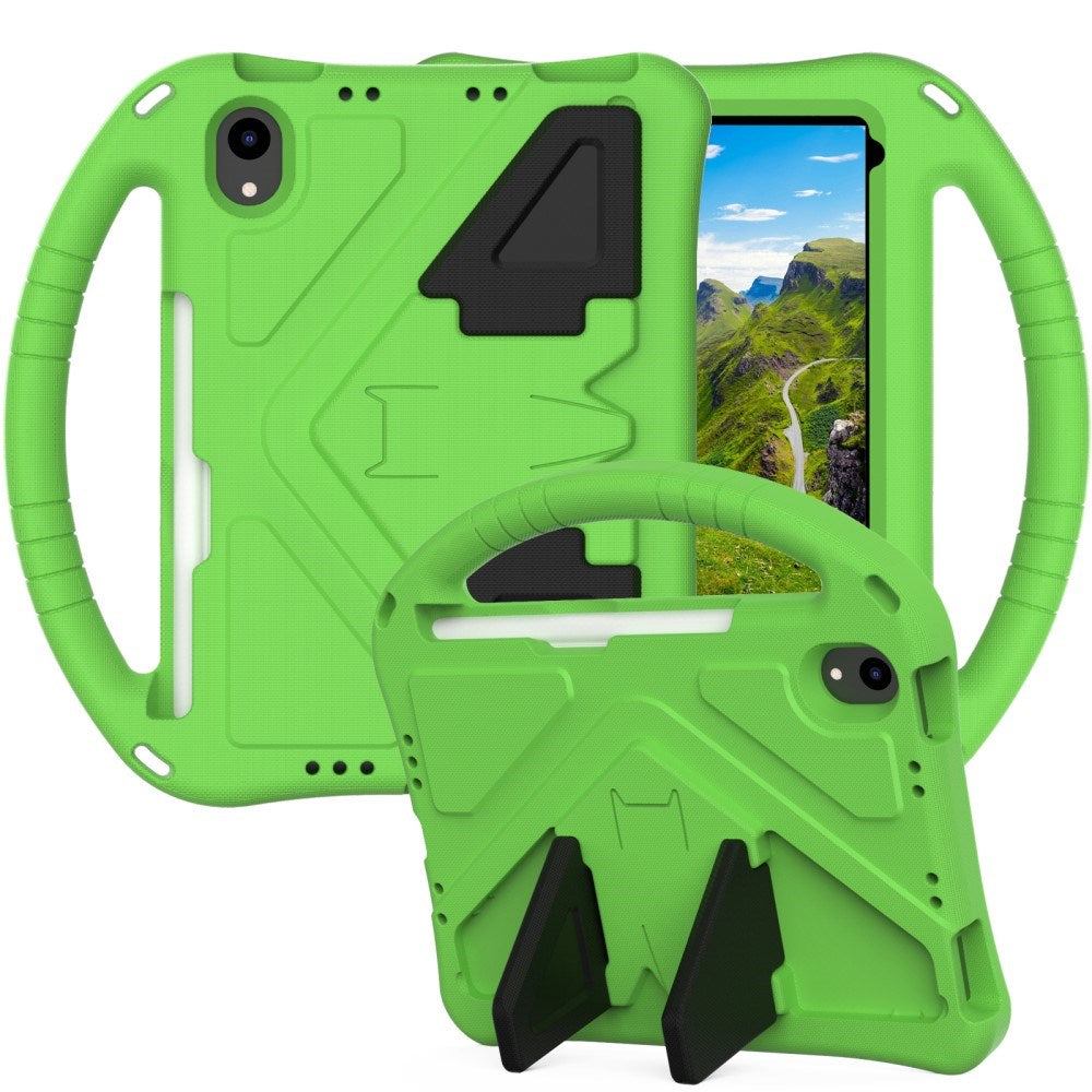 EIDERWOOD Børnevenligt Etui til iPad mini (2024) / mini (2021) med Kickstand - Grøn