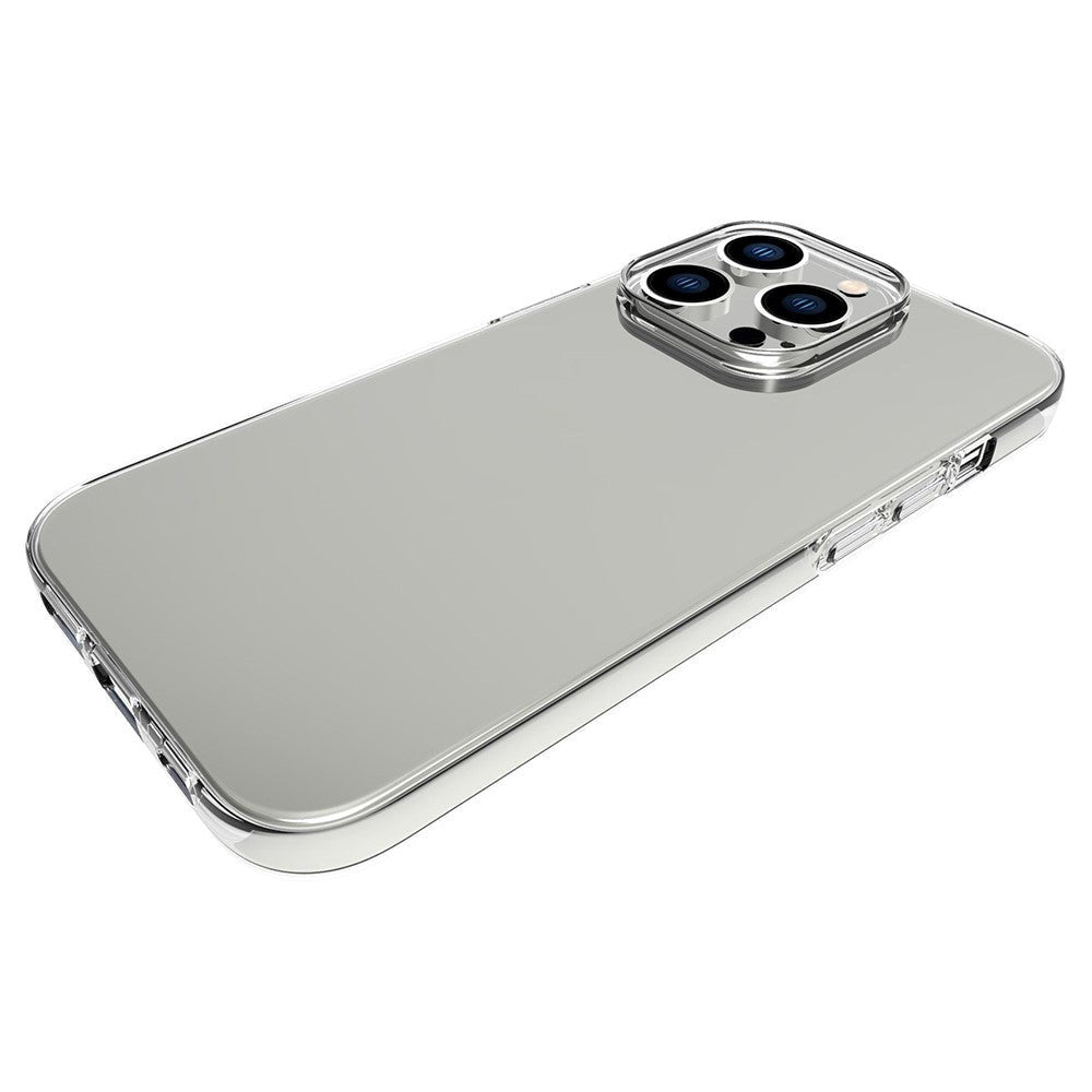 iPhone 14 Pro Ultra Thin Fleksibel Plastik Bagside Cover - Gennemsigtig