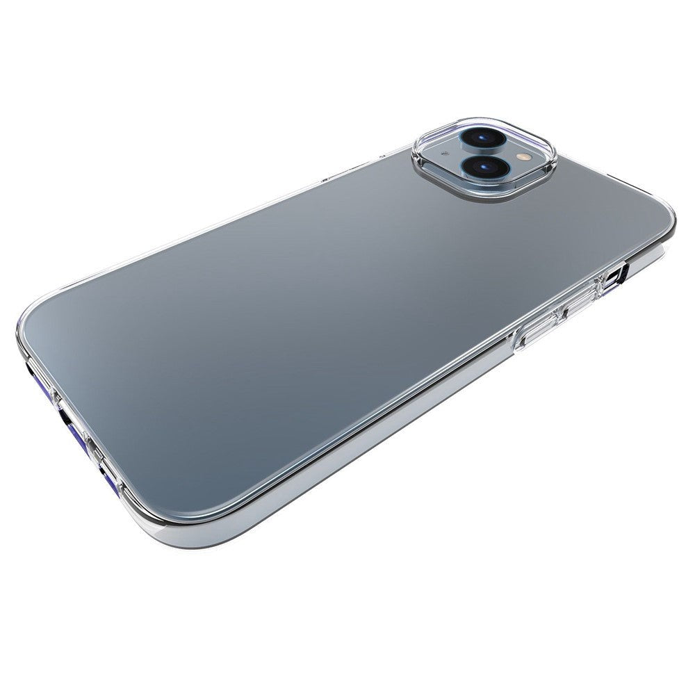 iPhone 14 Plus Ultra Thin Fleksibel Plastik Bagside Cover - Gennemsigtig