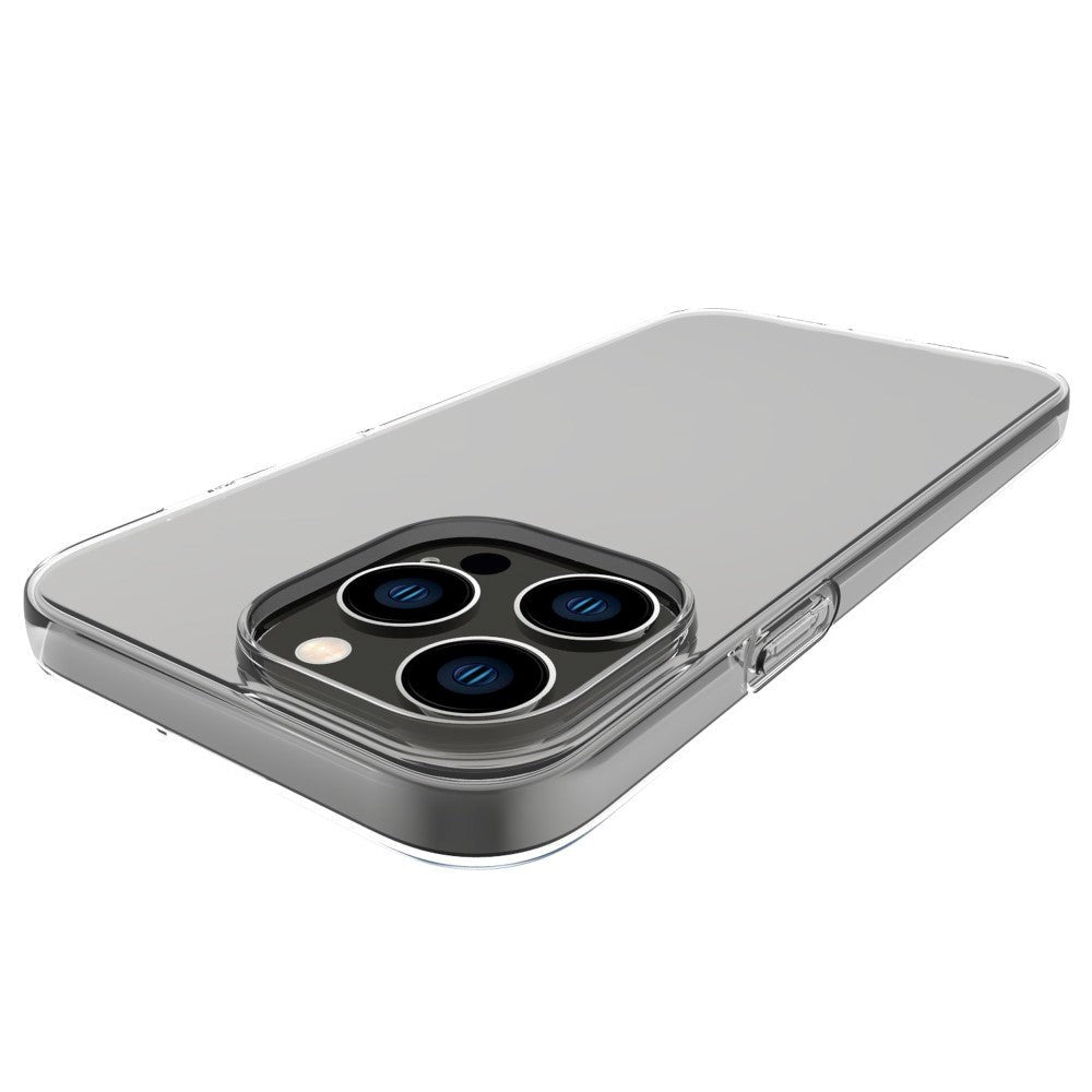 iPhone 14 Pro Max Slankt Fleksibel Plastik Bagside Cover - Gennemsigtig