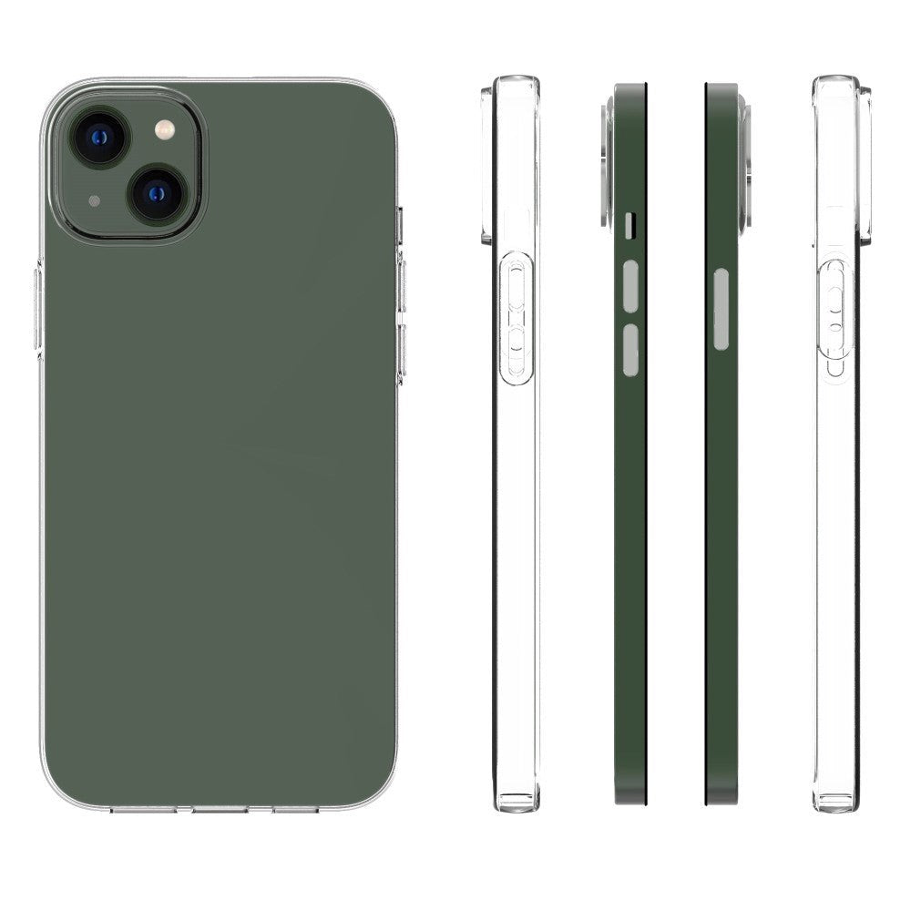 iPhone 14 Plus Tyndt Fleksibel Plastik Bagside Cover - Gennemsigtig