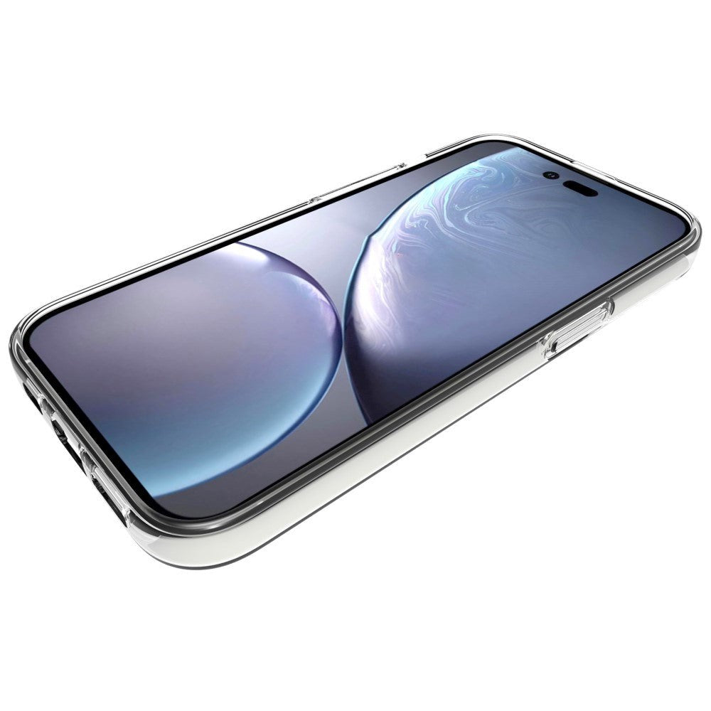 iPhone 14 Pro Tyndt Fleksibel Plastik Bagside Cover - Gennemsigtig