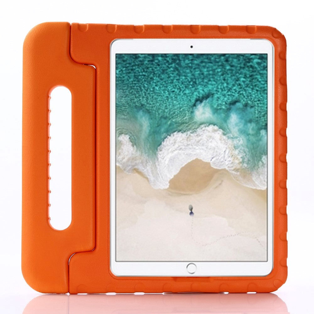 Apple iPad 10.2" (2021 / 2020 / 2019) / iPad Pro 10.5 / iPad Air (2019) Børnecover - Stødsikkert Cover m. Stand - Orange