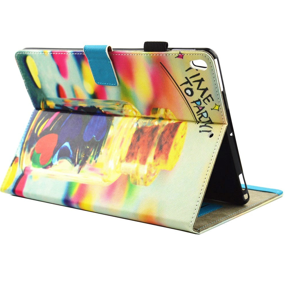 iPad Pro 10.5 / iPad Air (2019) Cover - "Jar of Hearts" m. Dobbelt Ståfunktion & Kortholder Flerfarvet