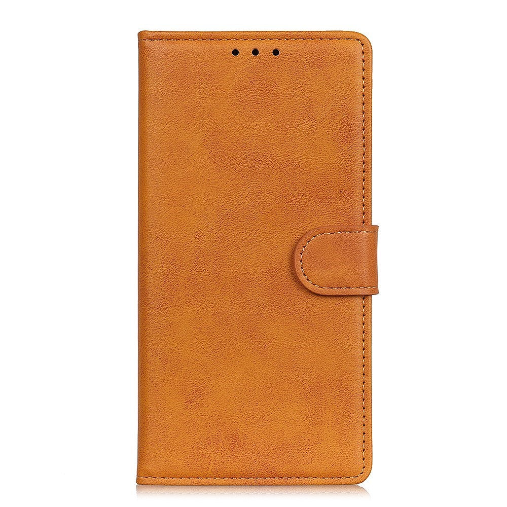 EIDERWOOD - Samsung Galaxy A30s / A50 - Kunstlæder Flip Cover m. Kortholder & Ståfunktion - Brun