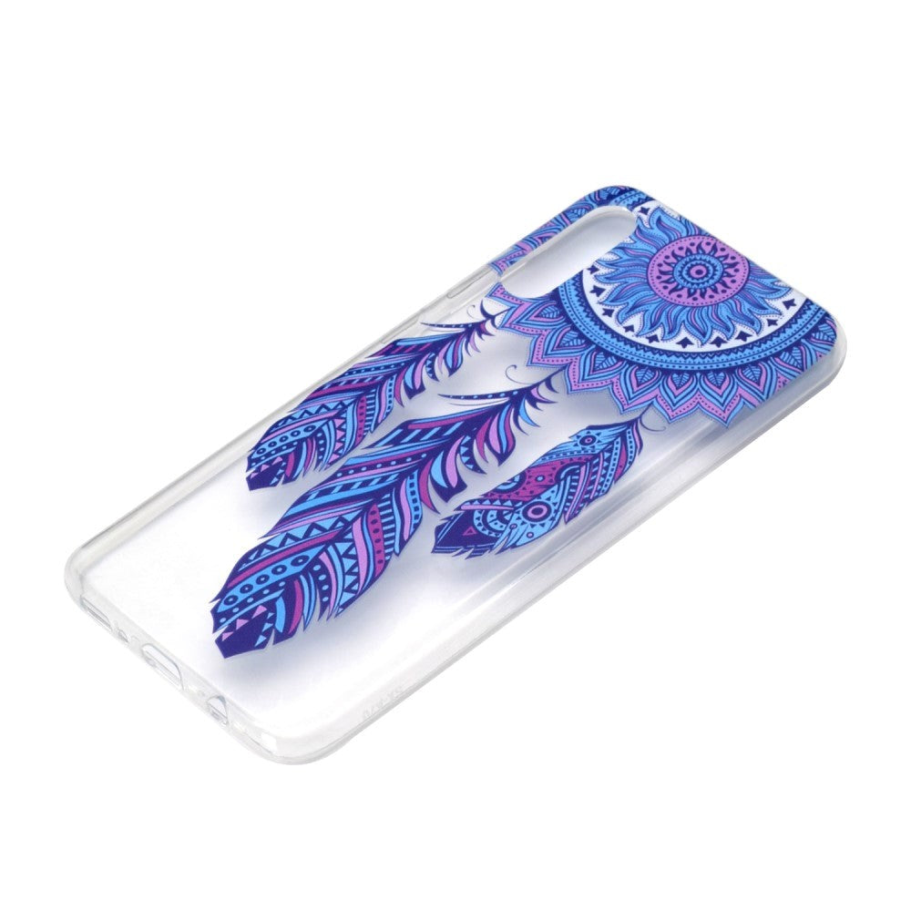 Samsung Galaxy A70 Fleksibelt Plastik Cover - Drømmefanger
