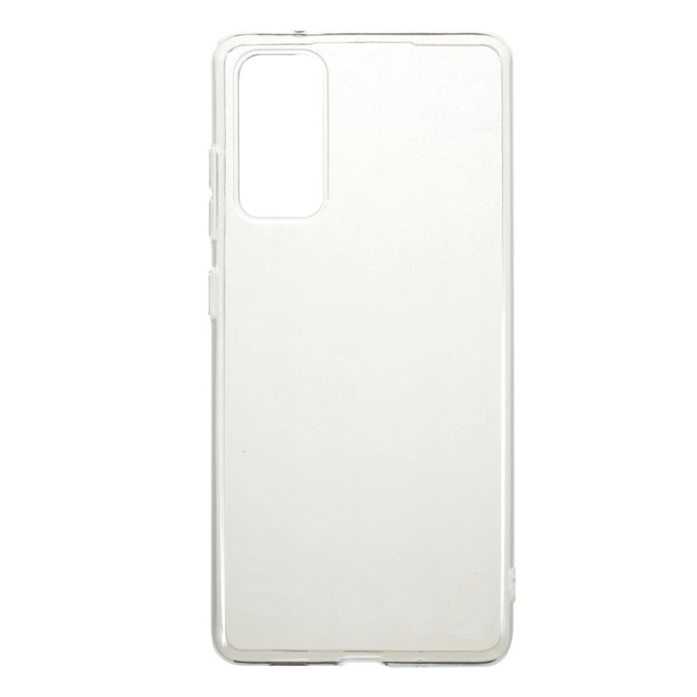 Samsung Galaxy S20 FE / S20 FE (5G) Fleksibelt Plastik Bagside Cover - Gennemsigtig