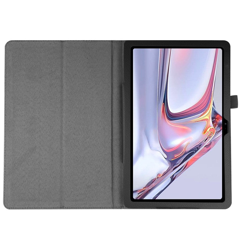 Samsung Galaxy Tab A7 10.4" (2022 / 2020) EIDERWOOD Litchi Flipcover m. Ståfunktion - Sort