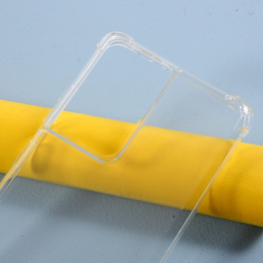 Samsung Galaxy S21 Ultra Fleksibelt TPU Plastik Cover - Gennemsigtig