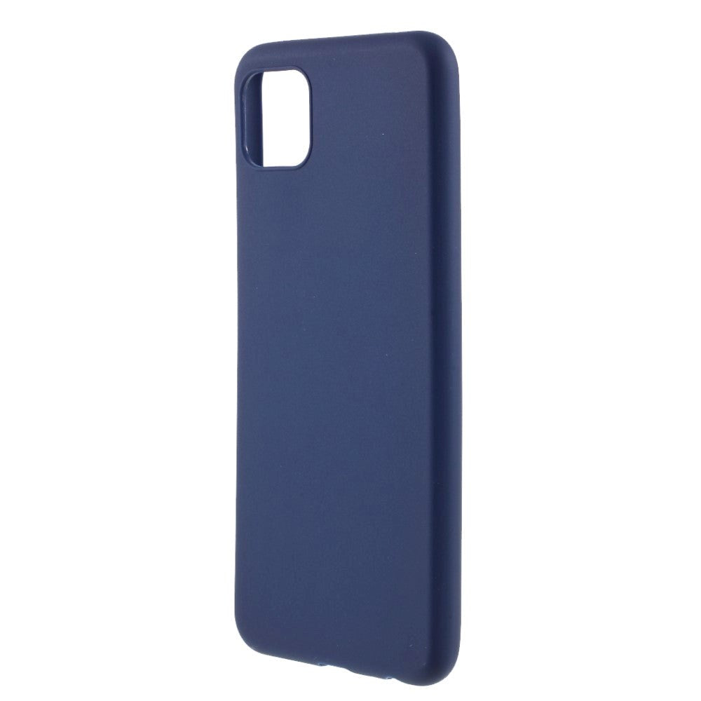 Samsung Galaxy A22 (5G) Fleksibel Plastik Bagside Cover - Navy Blå