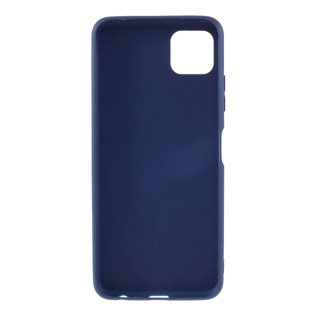 Samsung Galaxy A22 (5G) Fleksibel Plastik Bagside Cover - Navy Blå