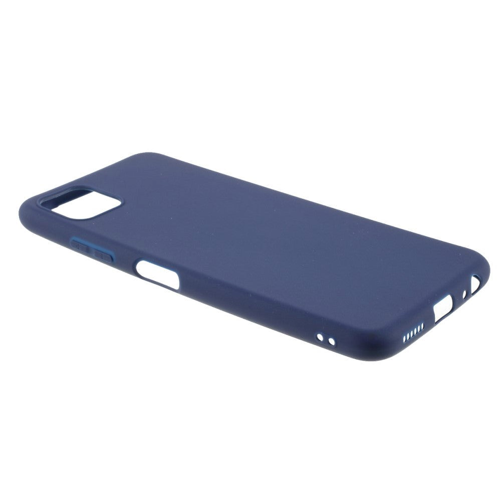 Samsung Galaxy A22 (5G) Fleksibel Plastik Bagside Cover - Navy Blå