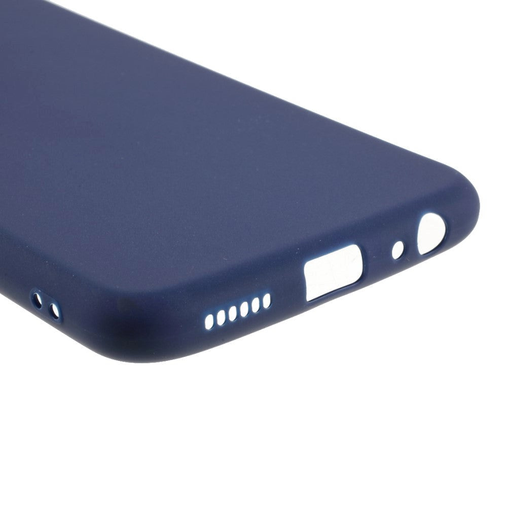 Samsung Galaxy A22 (5G) Fleksibel Plastik Bagside Cover - Navy Blå