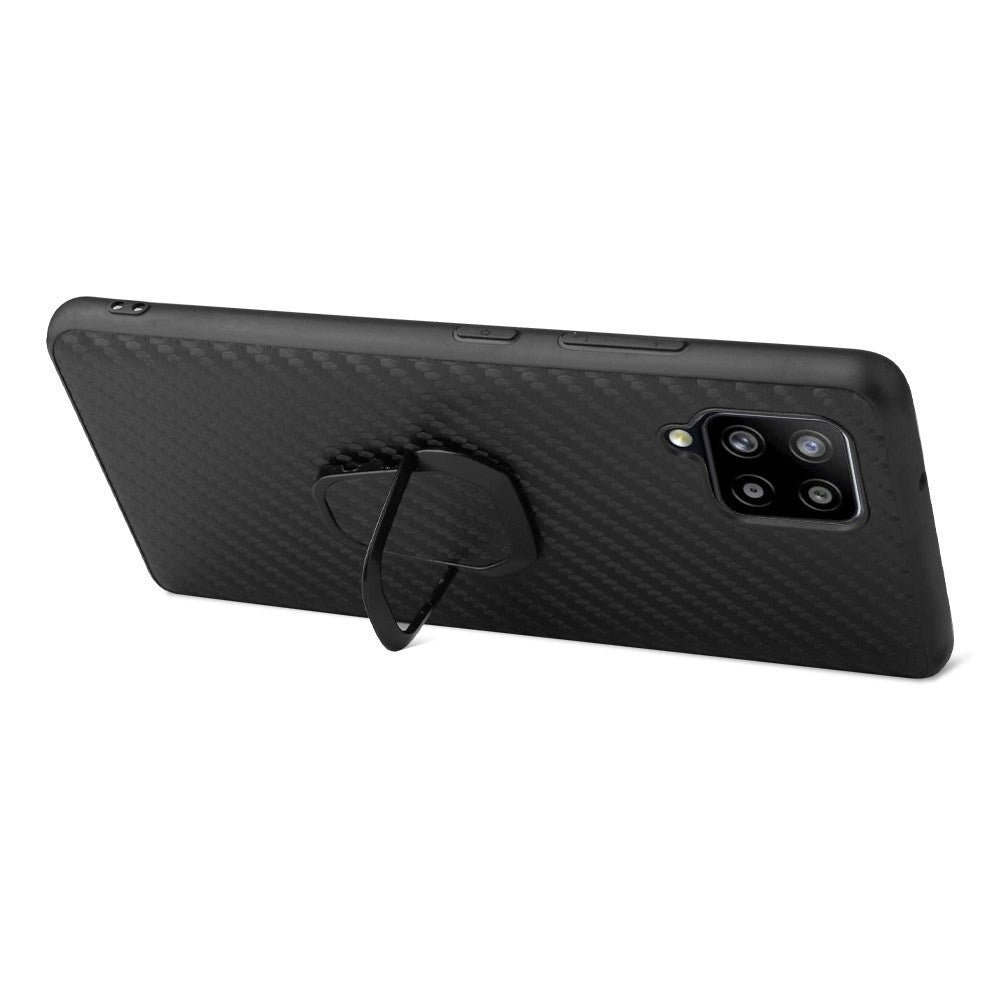 Samsung Galaxy A42 (5G) Plastik Bagside Cover m. Stander & Ring - Slange