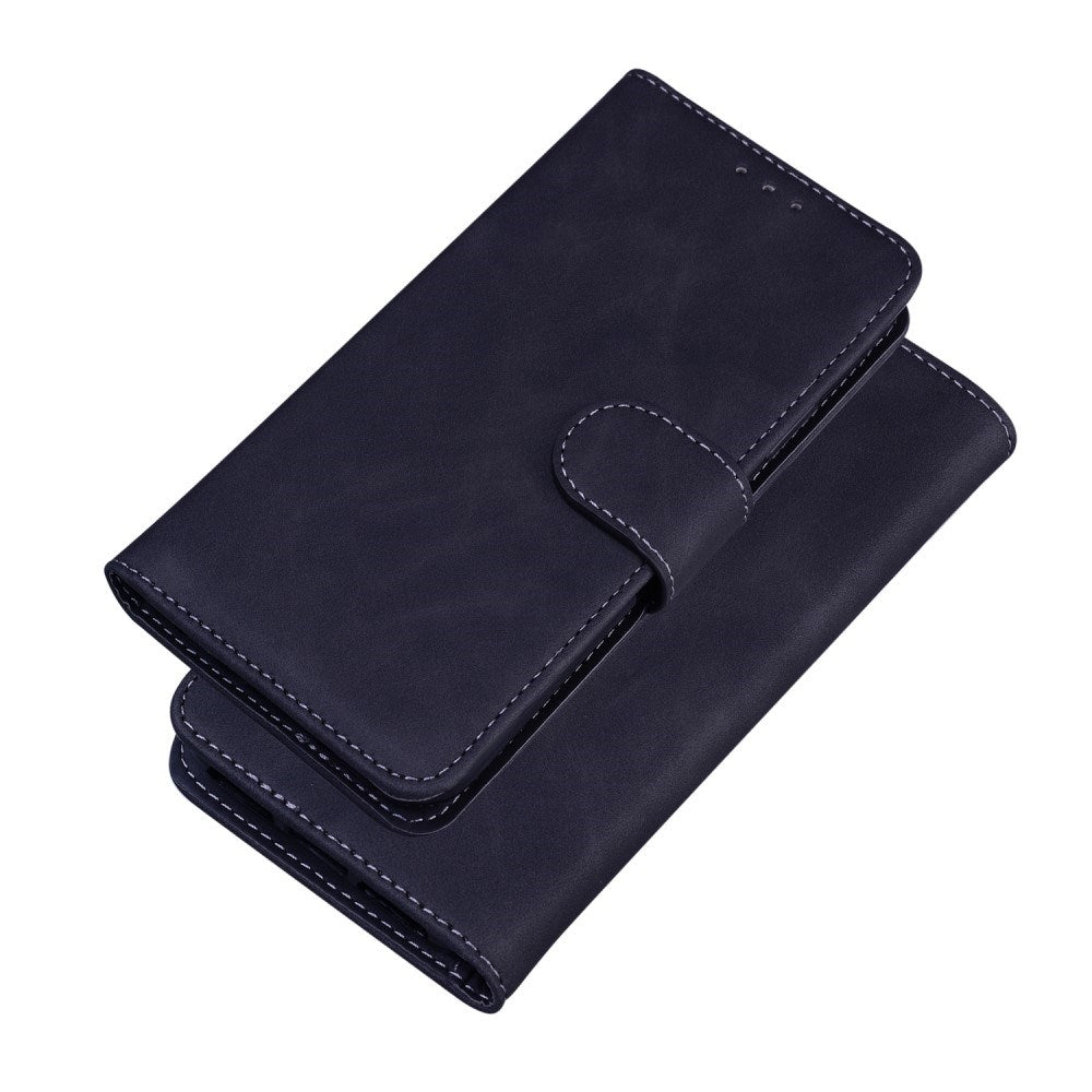 EIDERWOOD - Samsung Galaxy A22 (5G) - Kunstlæder Flip Cover m. Kortholder & Ståfunktion - Sort