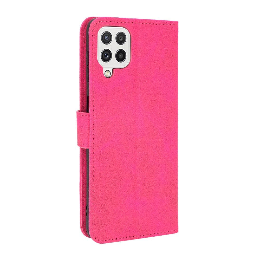 EIDERWOOD - Samsung Galaxy A22 (4G) - Kunstlæder Flip Cover m. Kortholder & Ståfunktion - Pink