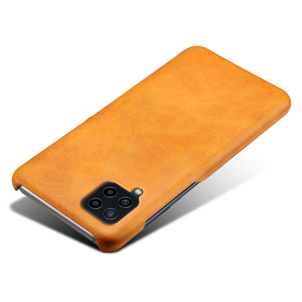 Samsung Galaxy M32 / M22 Læderbetrukket Cover - Orange