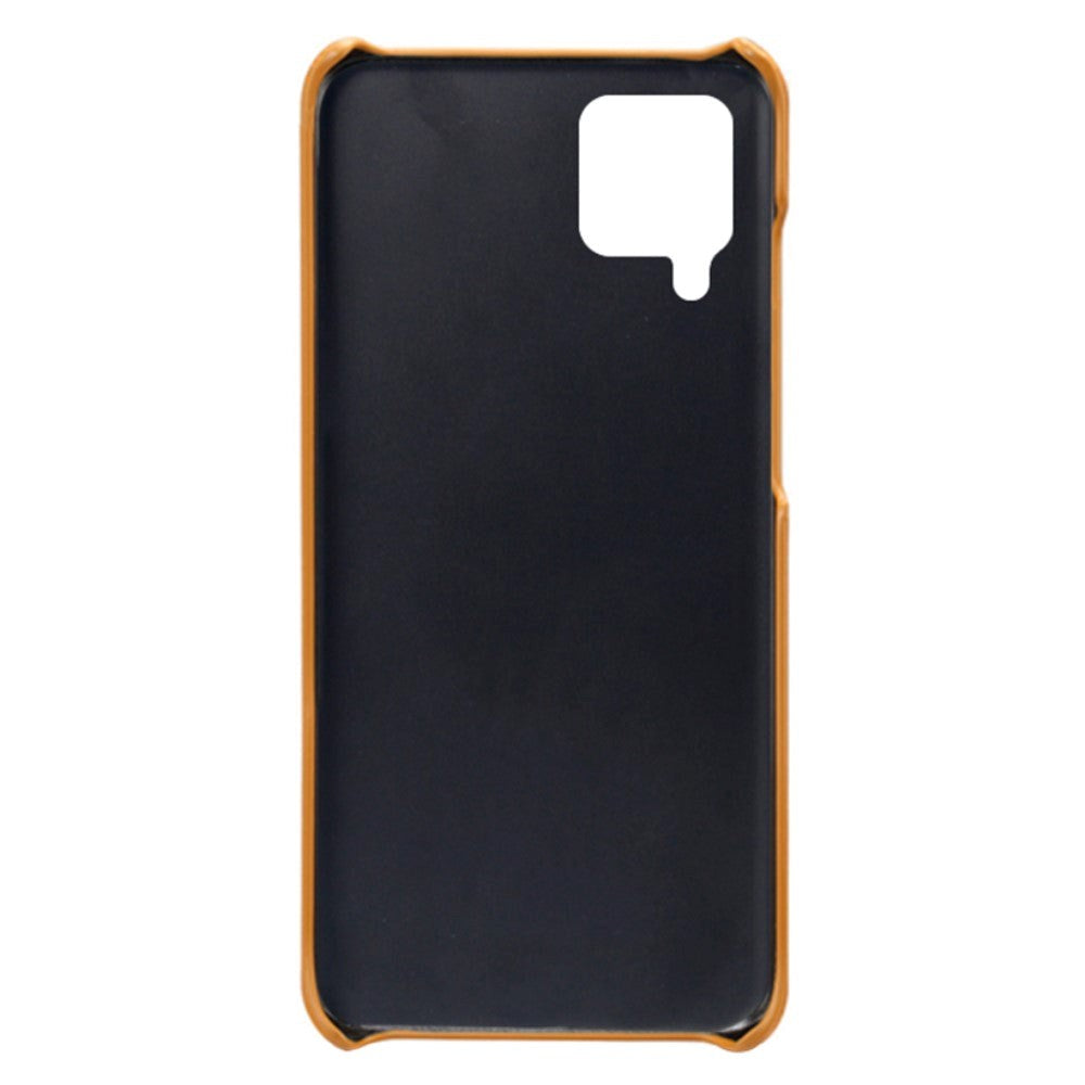 Samsung Galaxy M32 / M22 Læderbetrukket Cover - Orange