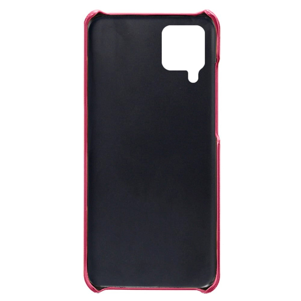 Samsung Galaxy M32 / M22 Læderbetrukket Cover - Lyserød