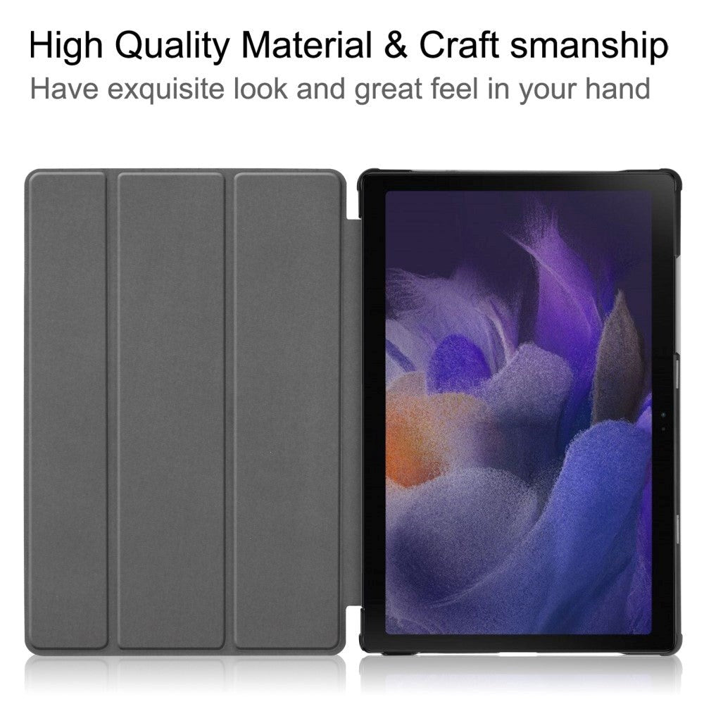 Samsung Galaxy Tab A8 10.5" Flip Cover m. Tri-fold - Sort