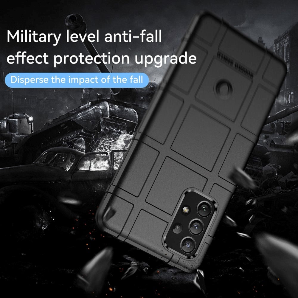 Samsung Galaxy A73 (5G) Rugged Shield Series Håndværker Bagside Cover - Sort