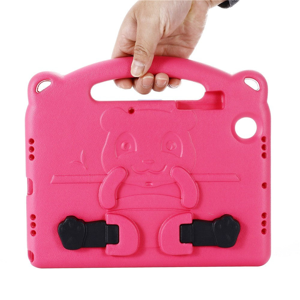 Samsung Galaxy Tab A8 10.5" (2021) Cover til Børn - Panda Kickstand Cover - Pink