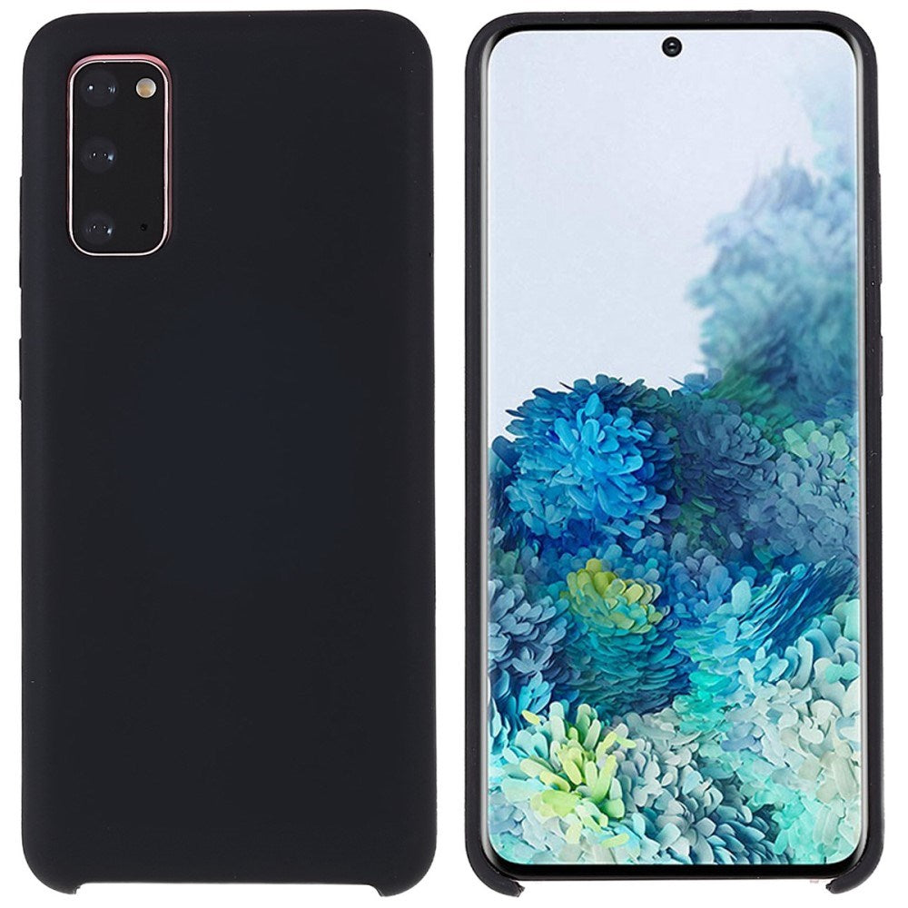 EIDERWOOD Samsung Galaxy S20 Foret Silikone Bagside Cover - Sort